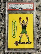 1989 Topps Nintendo Game Tips Stickers #8 Little Mac, Punch-Out PSA 9 MINT picture