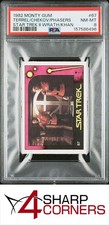 1982 MONTY GUM STAR TREK II WRATH OF KHAN #67 TERREL-CHEKOV PHASERS POP 1 PSA 8 picture