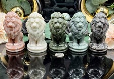 Natural Mixed Material Crystal Carved Lions Jades Emberlites etc.  picture