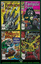 FANTASTIC FOUR #258 259 319 330 AVENGERS DOOMSDAY DOOM LOT OF 4 HIGH-GRADE VF/NM picture