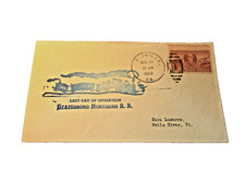 AUGUST 1950 STATESBORO NORTHERN RAILROAD MIDVILLE GEORGIA SOUVENIR ENVELOPE picture