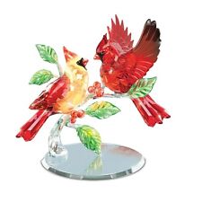 Bradford Exchange Crimson Beauties Cardinals Facets of Nature Songbird Figurine picture