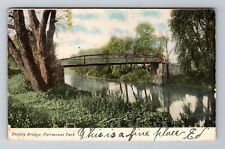 Philadelphia PA-Pennsylvania, Fairmount Park Trolley Bridge Vintage Postcard picture