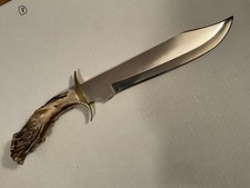 Mountain Man Knife all Hand Made, with Sheath, Wall Mount & Love picture