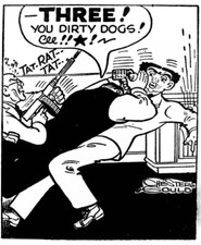 DICK TRACY lot of 5 vintage 1980s 70+ pages comic strip BOOKS by Chester Gould picture