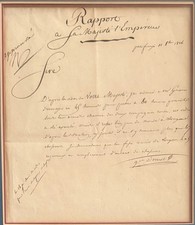 1796 Letter Initialed By Napoleon picture