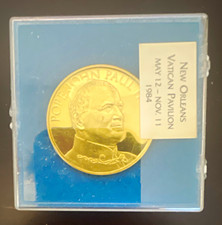 Pope John Paul II Vatican Pavilion New Orleans 1984 Medal Christianity picture