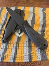 RARE/DISCONTINUED Gerber M. Baroni Fixed Blade  Dive Knife W/Original Sheath🇮🇹 picture