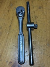 vintage =V= craftsman 3/8 drive ratchet and T-breaker bar 2 USA tools picture