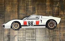 WOW 21 Inch 1966 Daytona Ford GT40 Ken Miles  Car  Die Cut  Lemans picture