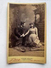 Orig 1888 LYCEUM THEATRE Cabinet Card Sweet Lavender Broadway by Falk picture
