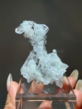 Colombian Lemurian Faden Quartz Crystal Cluster Clear Collector Specimen 25g picture