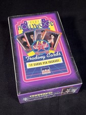 1991 Hollywood Walk of Fame Sealed Wax Box 36 Packs Movie Stars Starline picture