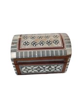 Beautiful Vintage Middle Eastern Moorish Handcrafted Mosaic Jewelry Box picture
