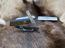 Dovo 5/8 Ebony Solingen Germany Straight Razor With 24kt.Gold Etch Mint 