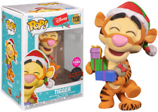 Funko Pop Disney Holiday Christmas Tigger Flocked Exclusive Collectible Toy NEW picture
