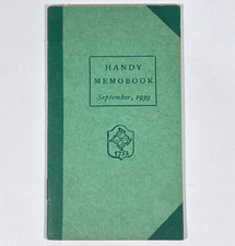 Vintage 1939 Philadelphia Contributionship Fire Insurance Handy Memobook Booklet picture