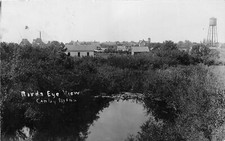G37/ Canby Minnesota RPPC Postcard 1911 Birdseye View Tower Homes Elevator picture