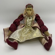 Vintage Katherine's Collection Wayne Kleski Monkey Court Jester Shelf Sitter picture