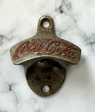 Antique Coca Cola Wall Mount Bottle Opener Starr X Patented April 1926 #34 Coke picture