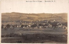J50/ Hartwick New York RPPC Postcard c1910 Birdseye View Village 378 picture