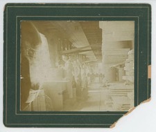 Rare Orig. Antique Photograph Red Wing Minnesota Stoneware Company Crocks Jugs picture