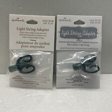 Hallmark Christmas Ornament Light String Adapter X2 For Older Ornaments. New picture