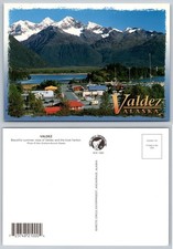 Continental Valdez Alaska Harbor Town View Mountains Summer Ken Graham Postcard picture