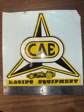 Vintage CAE Racing Equipment water slide decal Aqua-Cal 75679 Hot Rod Race Car picture