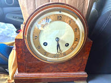Conrad Felsing Berlin Mechanical Wind-Up Westminster Chime Wood Arch Mantel picture