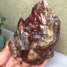 Natural crazy Mexican agate Crystal gemstone rough original Specimen 288g A6029 picture