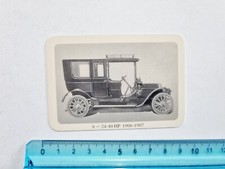 FIAT 24-40 HP 1906-1907 CARD CAR RARE ORIGINAL VINTAGE DARK RETRO CARD picture