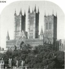 Lincoln Cathedral Lincoln, England Stereoview 11-22 picture