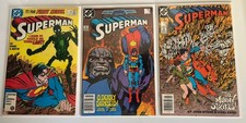 1987 Superman - 56 comics missing five in a run of -0 to 50 + #21 signed Byrne picture