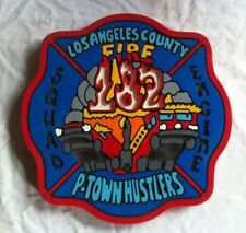 Fire Department Los Angeles  P-Town Hustlers routed patch sign Custom Carved picture