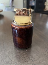 Vintage 50S Mid Century Bavano Of Cheshire Enamel Table Lighter picture