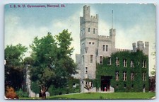 I.S.N.U. Illinois State Normal University Gymnasium c1911 Postcard picture