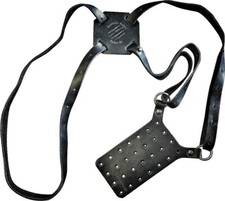 Bastinelli Creations Leather Shoulder Knife Holster for Kydex Sheath Black 211 picture