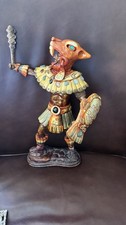 Aztec Jaguar Warrior statue 15 Inches picture