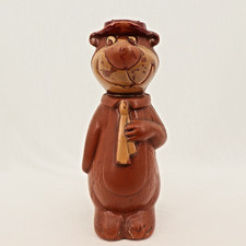 VTG Rare 1961–1963 Yogi Bear Selcol Money Box Hanna-Barbera UK Coin Bank w/Plug picture