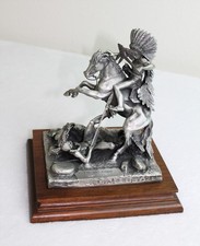 “Counting Coup” Chilmark Pewter Sculpture by Don Polland Native American picture