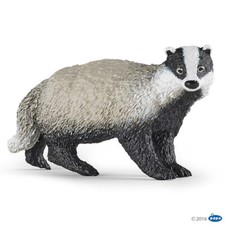 European badger by Papo France retired discontinued figure 50197 NEW picture