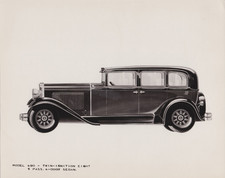 1929 Press Photo Artist Conception of New 1930 Nash Model 490 Twin Ignition 8 picture