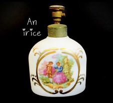 Vintage AN IRICE Porcelain Perfume Bottle ~ Portrait Courting Couple picture
