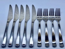 SILVERWARE WILLIAMS SONOMA MONACO 5 FRENCH KNIVES 4 DINNER FORK s Replacements picture