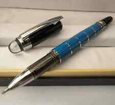 Luxury S.Walker Crystal Head Series Blue Color 0.7mm Rollerball Pen picture