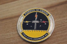 USAF Air Force 775th Civil Engineer SQ Challenge Coin picture