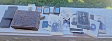 40 Pcs Victorian Photos Genealogy CDV Cards + Daguerreotype Type + Empty Album picture