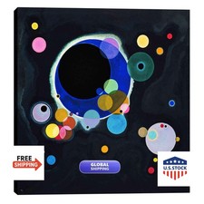 Epic Graffiti 'Several Circles' by Wassily Kandinsky Canvas Wall Art 12x12 picture