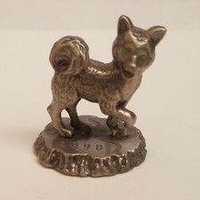 Miniature Pewter Standing Fox Figurine 1998 Mini Wild Animal 1.5